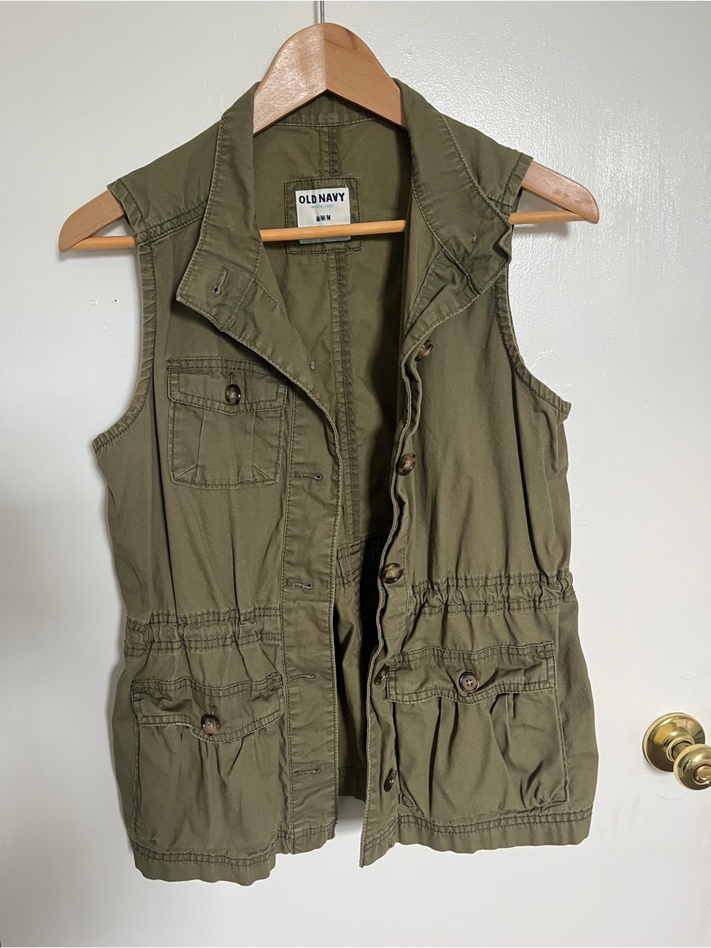 Old Navy Women’s Olive Utility Field Vest - Military Green